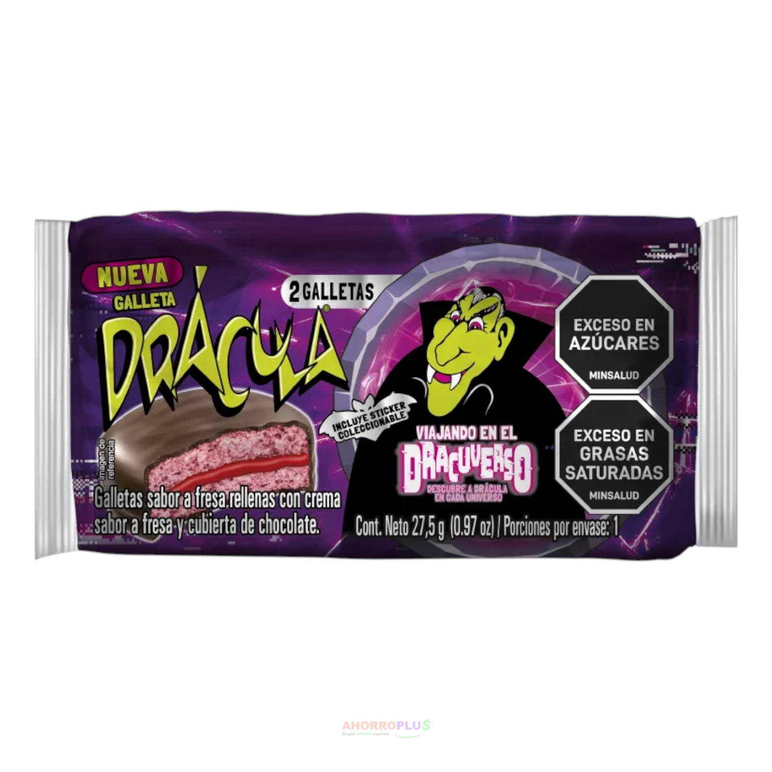 GALLETA DRACULA BOLSA*6 165GR*24