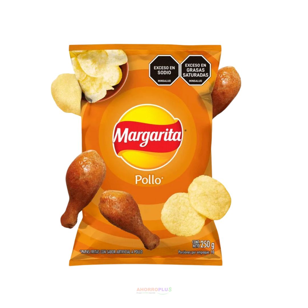 PAPAS MARGARITA POLLO 250GR