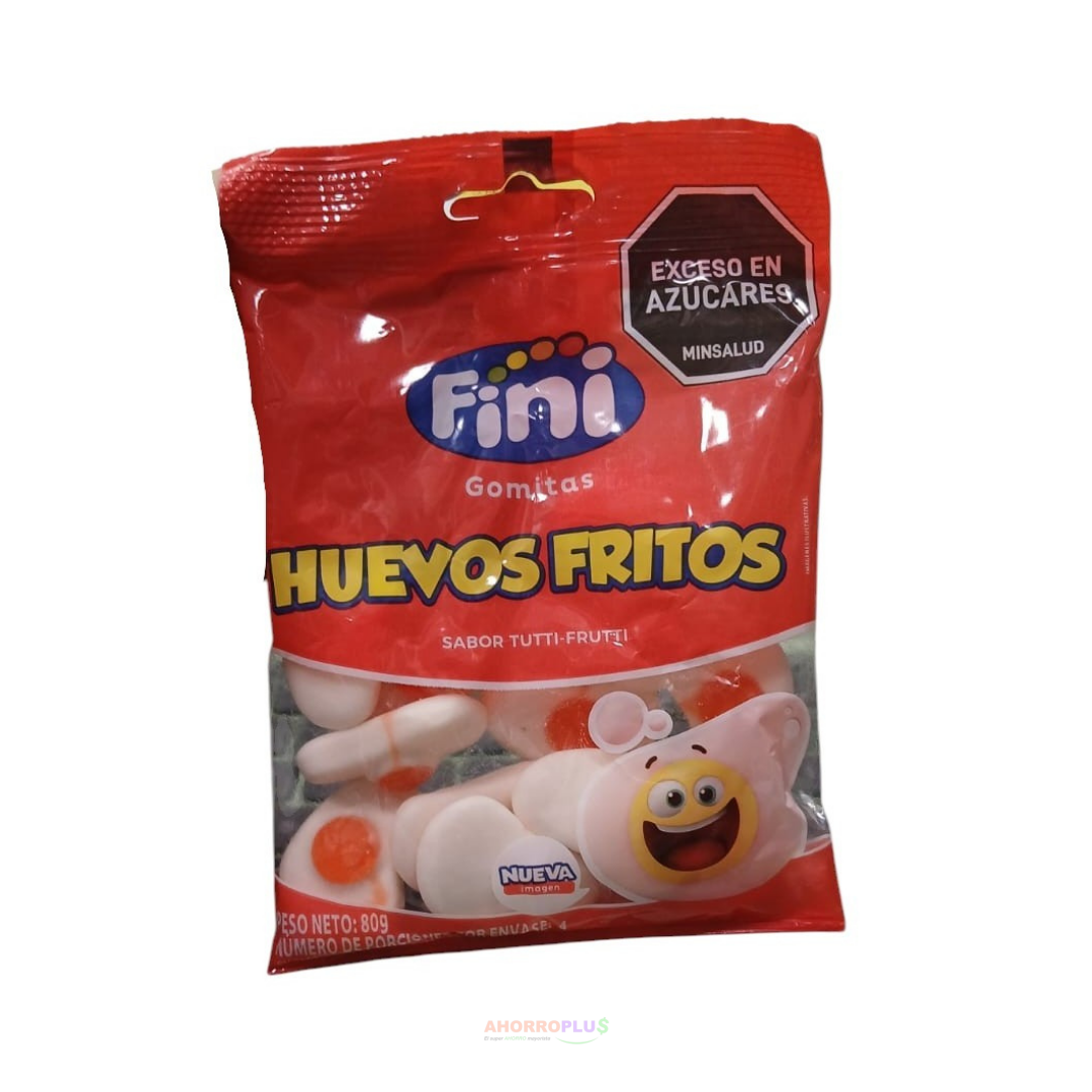 GOMAS FINI HUEVOS FRITOS *80GR CJ*12