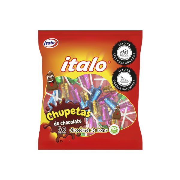 CHUPETA ITALO CHOCOLATE*50*16