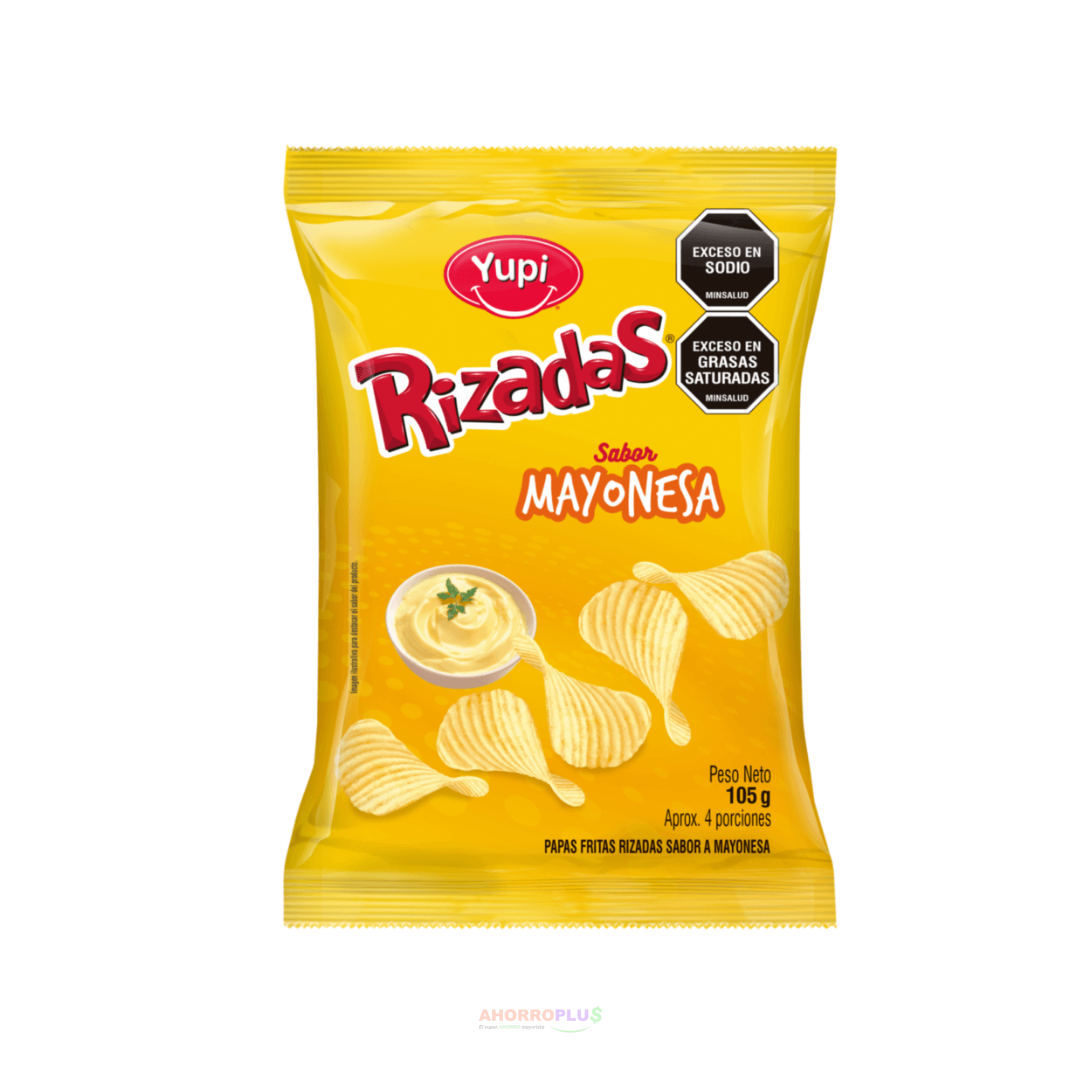 RIZADAS SABOR MAYONESA *105GR CJ*20