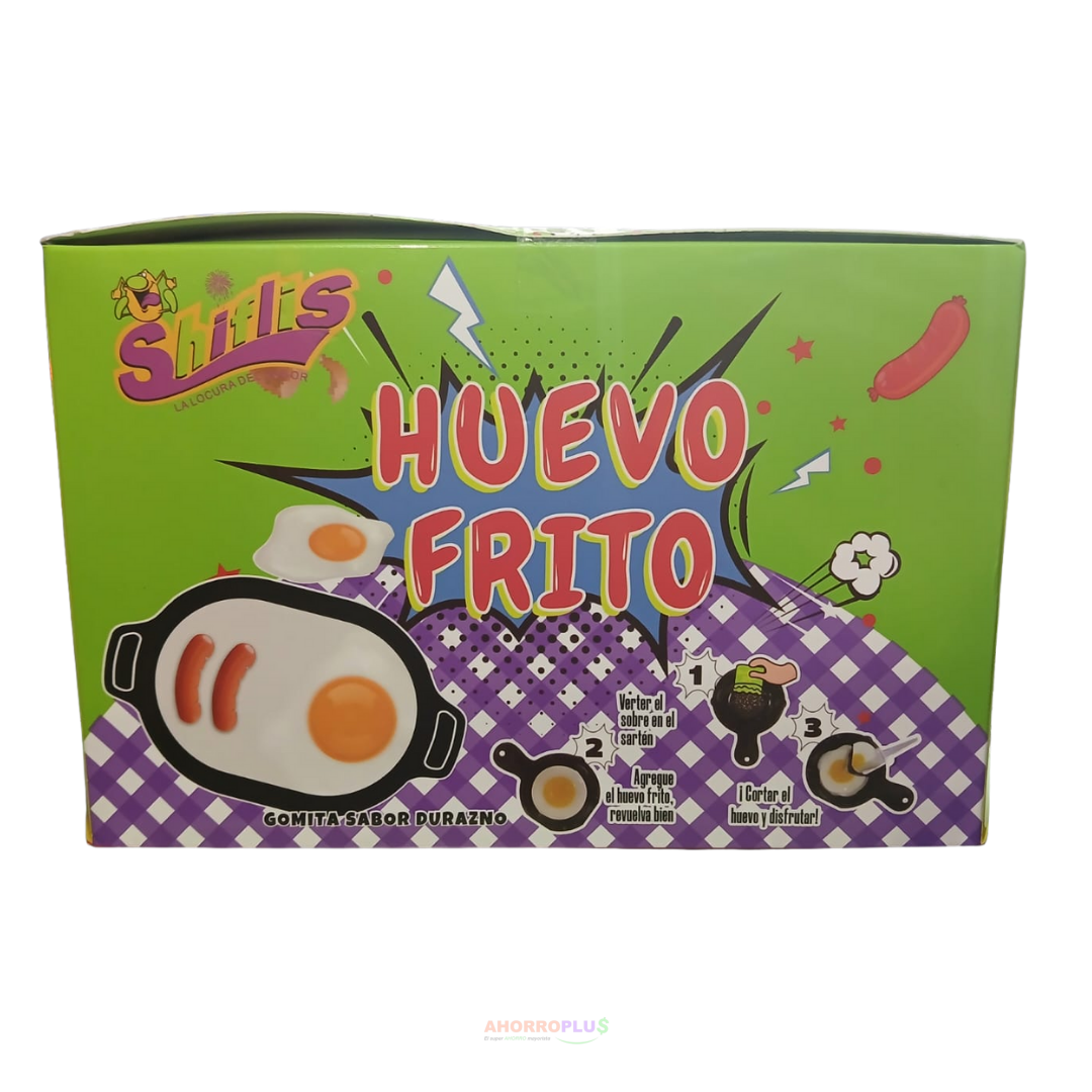 GOMA HUEVO FRITO - SALCHICHA *12 CJ*24