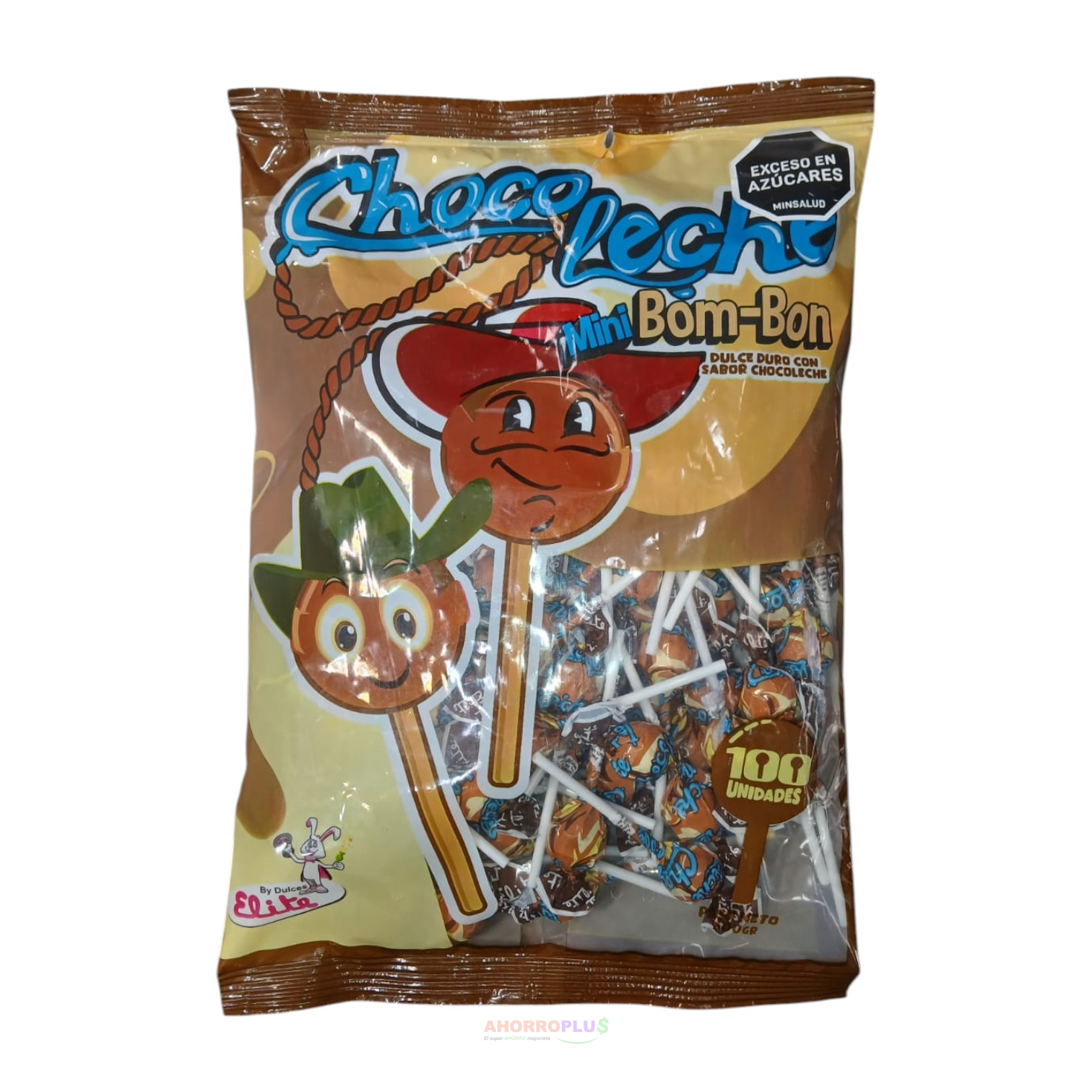 CHUPETA CHOCO LECHE *20 *100UND