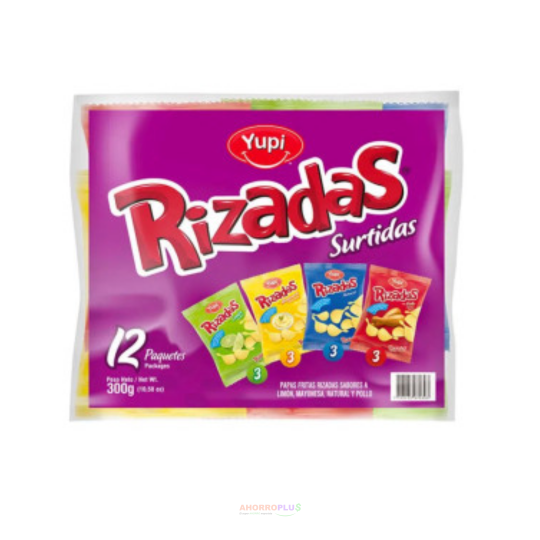 RIZADAS SURTIDAS *25GR PQ*12 *6