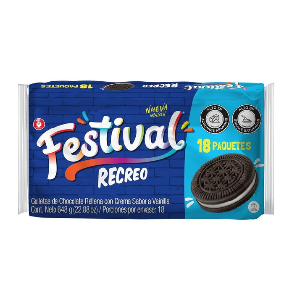 GALLETA FESTIVAL*6 S.RECREO CJ*24