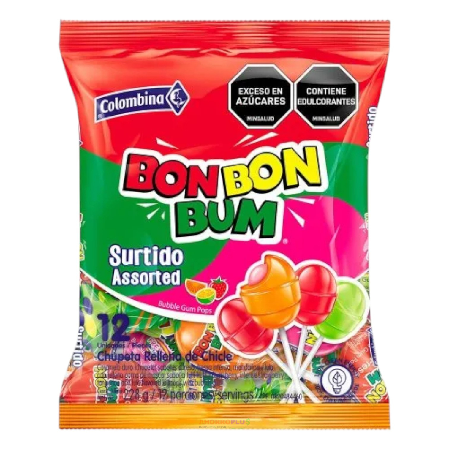 CHUPETA BONBONBUM S.SURTIDO CJ*15