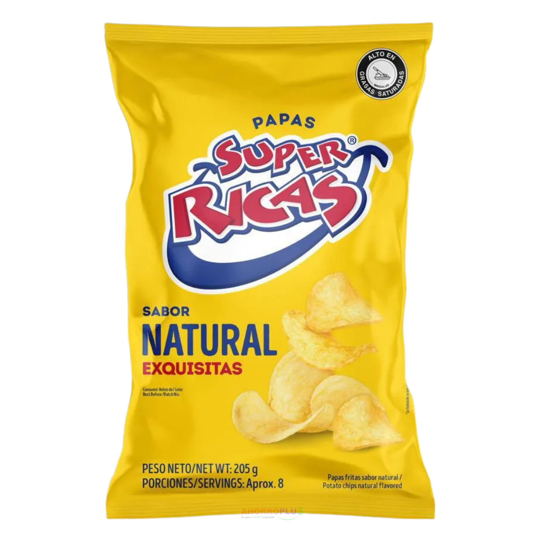 PAPAS SUPER RICAS NATURAL 105 GR
