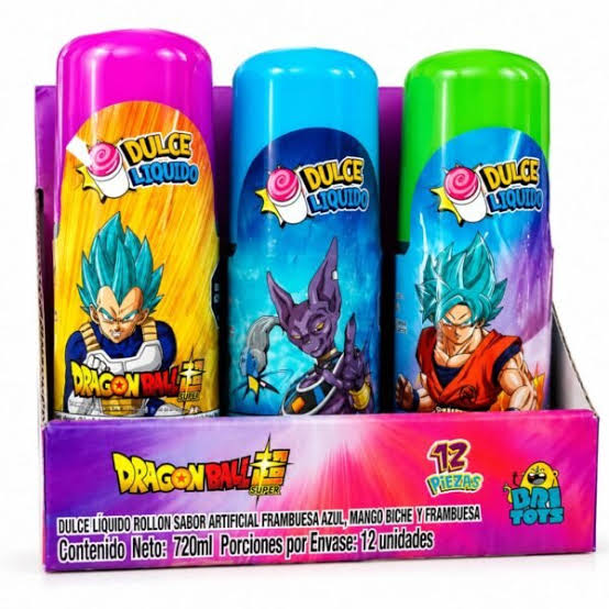 CARAMELO LIQUIDO DRAGON BALL *12UND CJ*12