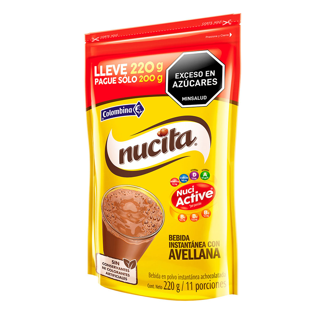 NUCITA BEBIDA INSTANTANEA 220GR