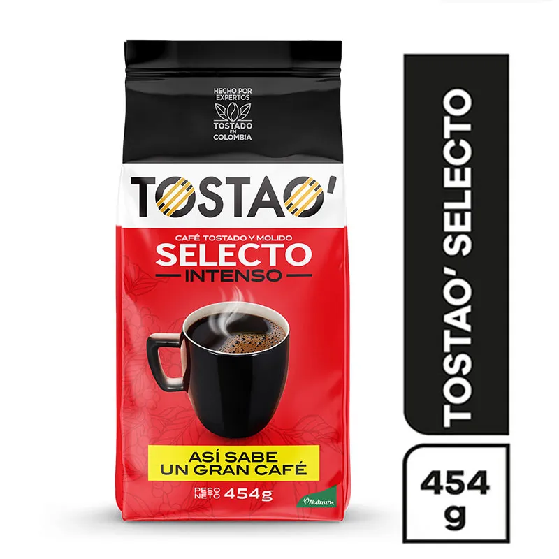 CAFE TOSTAO SELECTO INTENSO *454GR CJ*18
