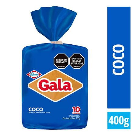 GALA BLOQUE COCO *10UND *400GR