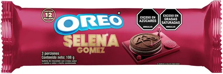 GALLETA OREO ROLLO SELENA GOMEZ *30
