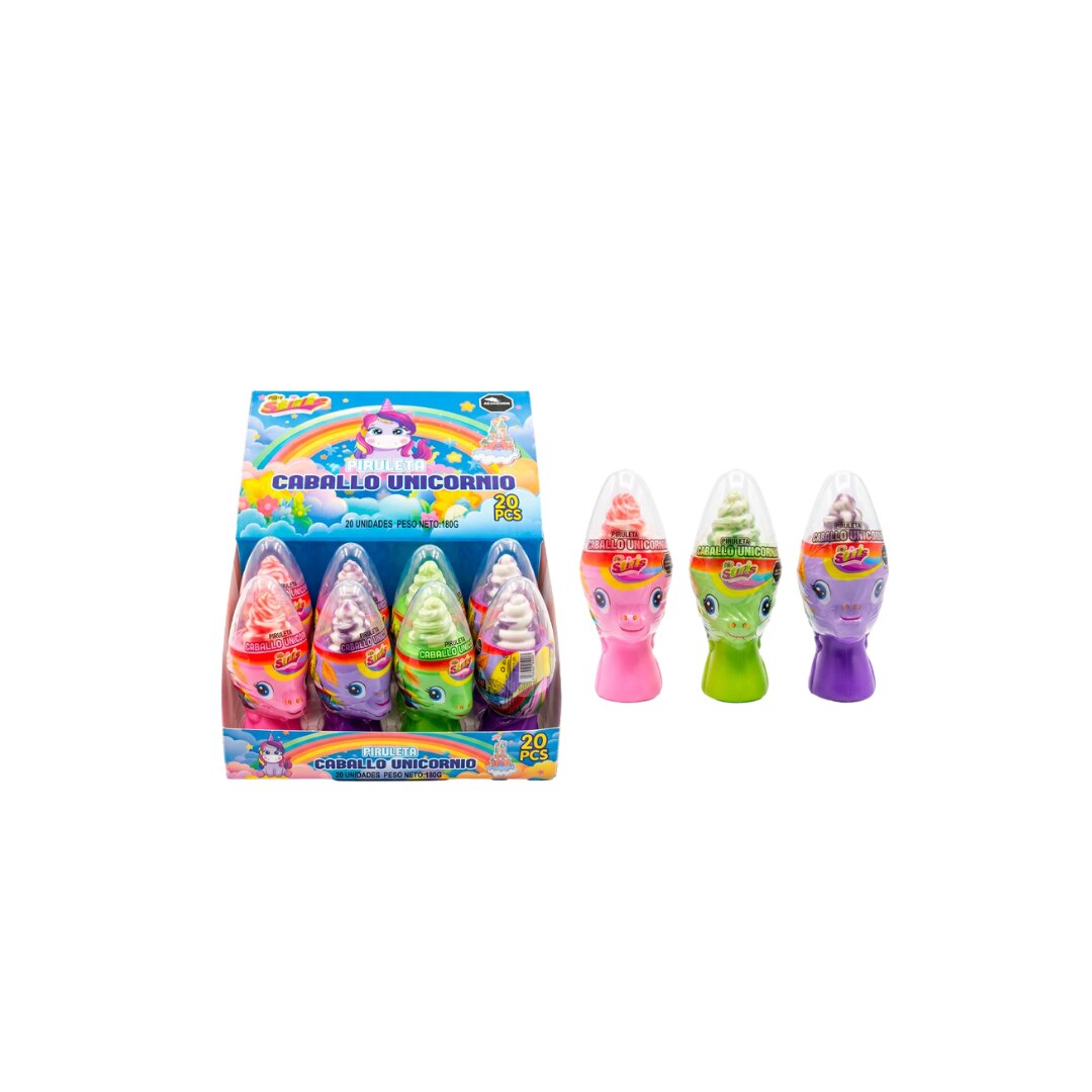 PIRULETA CABALLO UNICORNIO SHIFLIS *20UN CJ*12