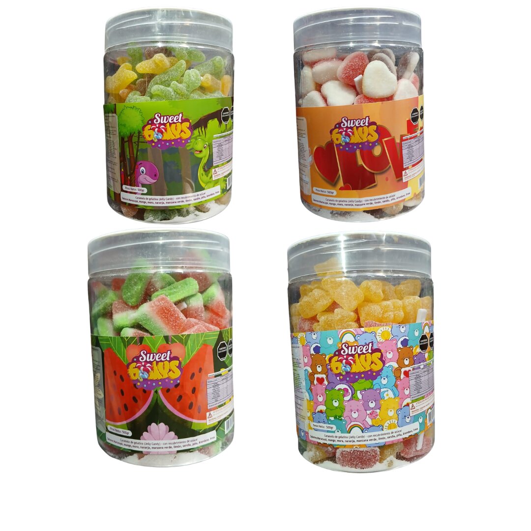 GOMA SWEET GUMYS TARRO OSITOS-LOVE-DINOSARIOS-SANDIAS *500 G