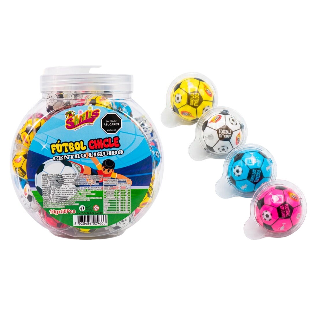 CHICLE BOMBONERA BALON DE FUTBOL *50UND CJ*12
