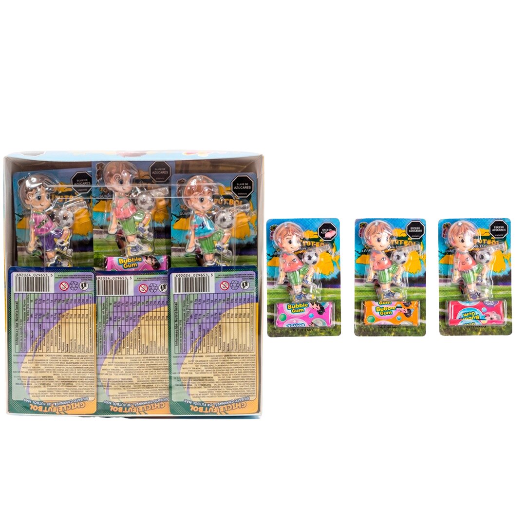 CHICLE TATUAJE FUTBOL *30UND CJ*24